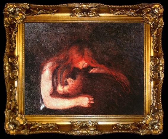 framed  Edvard Munch The Vampire, ta009-2